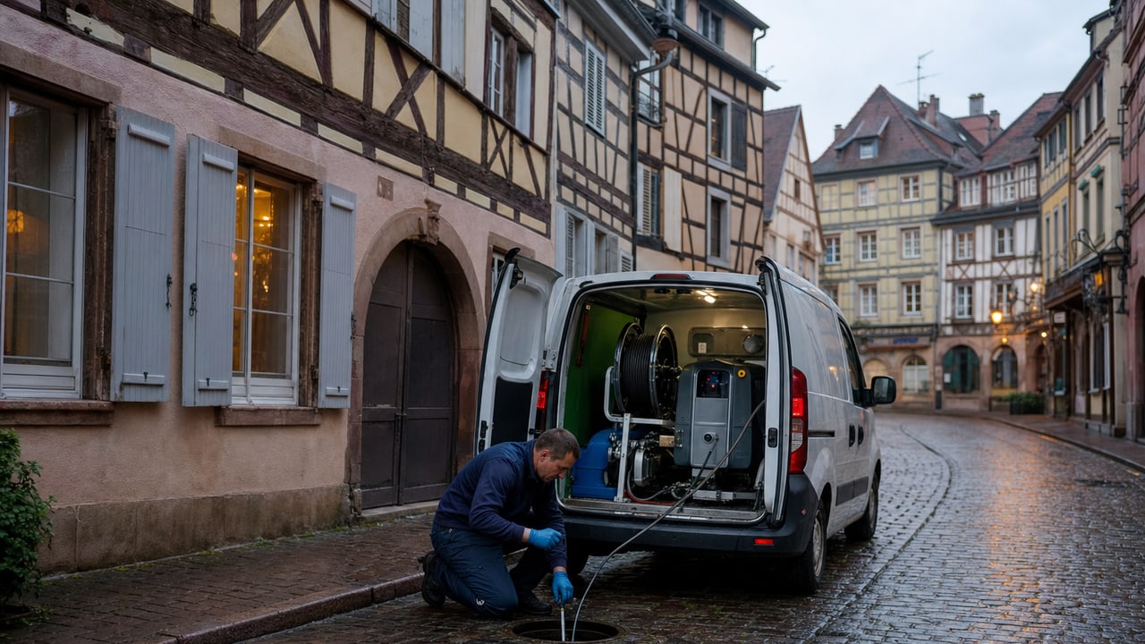 Dégorgement haute pression — Débouchage Canalisation à Colmar